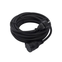 Rallonge 1x16A - 3500W - 10m - Noir - Chacon