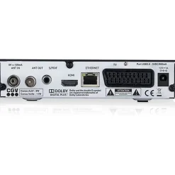 Récepteur TNT HD CGV ETIMO 2TC double tuner HDMI 1080p USB Ethernet Noir