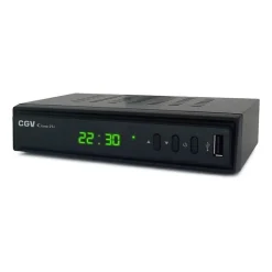 Récepteur TNT HD CGV ETIMO 2TC double tuner HDMI 1080p USB Ethernet Noir
