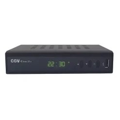 Récepteur TNT HD CGV ETIMO 2TC double tuner HDMI 1080p USB Ethernet Noir
