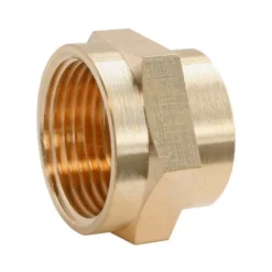 Réduction laiton avec butée interne Femelle 26/34 (1") - Femelle 20/27 (3/4"), lot de 2
