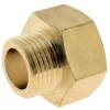 Réduction laiton Femelle 15/21 (1/2") - Mâle 12/17 (3/8"), lot de 2