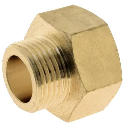 Réduction laiton Femelle 15/21 (1/2") - Mâle 12/17 (3/8"), lot de 2