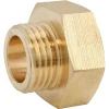 Réduction laiton Femelle 20/27 (3/4") - Mâle 12/17 (3/8"), lot de 2