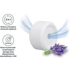 Recharge pour absorbeur d'humidité GoodHome 2 galets lavande 20m² 450g