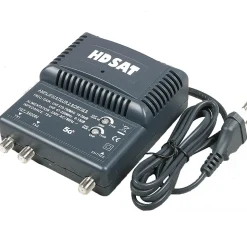 RECONDITIONNE AMPLIFICATEUR TNT BLINDE 2 SORTIES ampli d'intérieur antenne tv 220V HDSAT