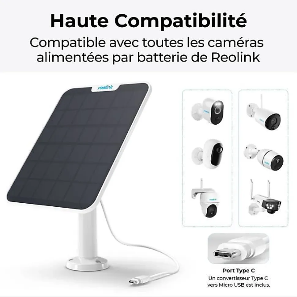 Reolink Solar Panel 2 Panneau solaire