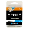 Rivet ø4.8 x 10 mm tête large charge max 100kg, 15 pièces