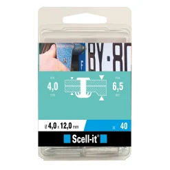 Rivet aveugle ø4 x 12 mm Scell it, 40 pièces