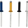 Rivet POP vendu par 32 Rapid 5000404 en aluminium coloré Ø.4,8 x L.16 mm