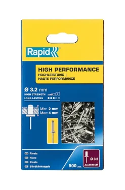 Rivets Haute performance Rapid Ø3.2 x 8 mm