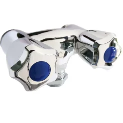 Robinet à clapet à double sorties pour l'alimentation de 2 machines à laver Somatherm for you