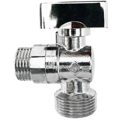 Robinet à sphère pour alimentation de machine à laver, Entrée Mâle 1/2" - Sortie Mâle 3/4" Somatherm for you