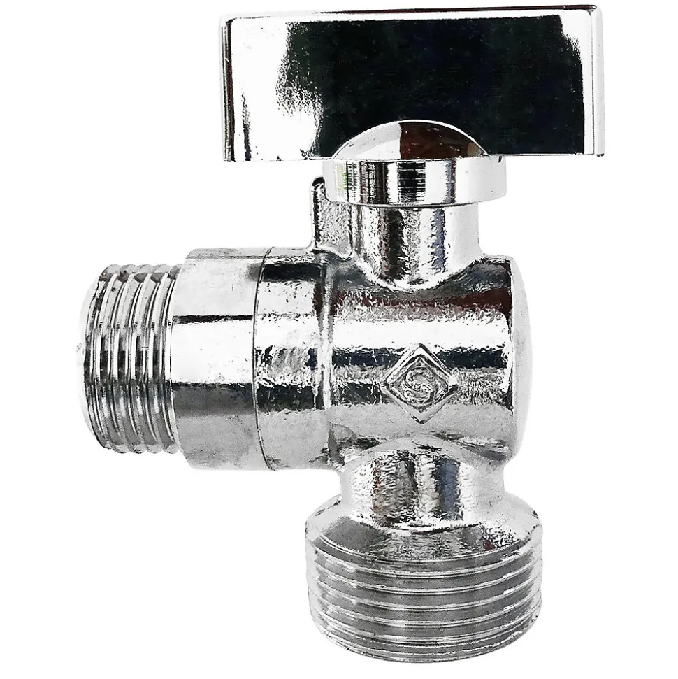 Robinet à sphère pour alimentation de machine à laver, Entrée Mâle 1/2" - Sortie Mâle 3/4" Somatherm for you