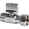 Robinet d'arrêt 1/4 de tour - Arco - MF 1/2' - Nickelé mat