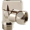 Robinet d'arrêt 1/4 de tour équerre manette métal - Sferaco