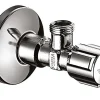 Robinet d'arrêt sous lavabo Arrivée Mâle 15/21 - Sortie Mâle 12/17 Schell