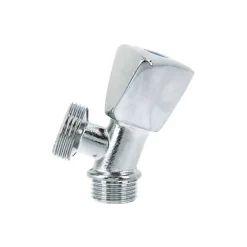 Robinet simple de machine à laver 1/2 3/4 Luxe tête laiton chromé - GARIS - B01-RMLZ