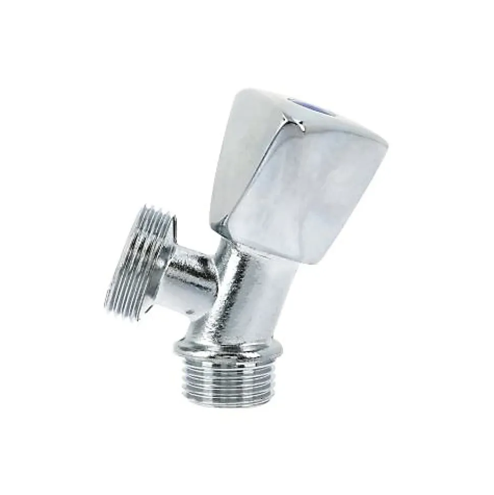 Robinet simple de machine à laver 1/2 3/4 Luxe tête laiton chromé - GARIS - B01-RMLZ
