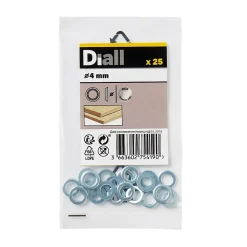 Rondelles cuvettes en acier inoxydable A2 ø 4mm - 25 pièces