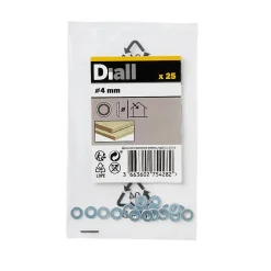 Rondelles cuvettes en acier au carbone ø 4mm - 25 pièces