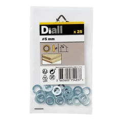 Rondelles cuvettes en laiton ø 5mm - 25 pièces