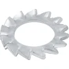 Rondelles dentelée en acier au carbone ø 8mm - 10 pièces