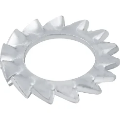 Rondelles dentelée en acier au carbone ø 8mm - 10 pièces