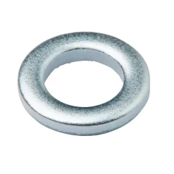 Rondelles plates en acier au carbone ø 6mm - 10 pièces.