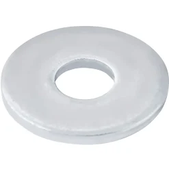 Rondelles plates larges en acier au carbone ø 6mm - 10 pièces