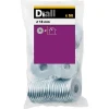 Rondelles plates larges en acier au carbone ø 18mm - 50 pièces