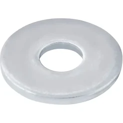 Rondelles plates larges en acier au carbone ø 4mm - 10 pièces