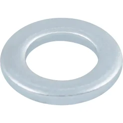 Rondelles plates étroites en acier au carbone ø 7mm - 20 pièces
