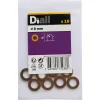 Rondelles plates étroites en laiton ø 8mm - 10 pièces