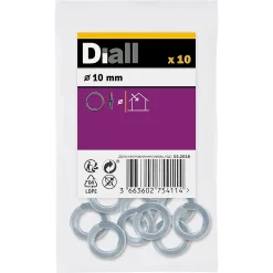 Rondelles ressorts en acier au carbone ø 10mm - 10 pièces