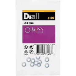 Rondelles ressorts en acier au carbone ø 4mm - 10 pièces