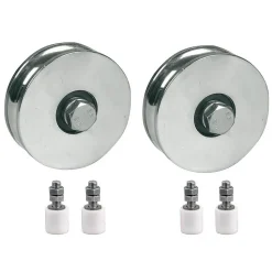 Roue à rainure en R de 100mm avec 2 BB x2 & 40x60 Gate guide X4