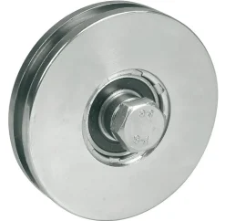 Roue à rainure ronde de 100 mm avec rainure de 8 mm pour le câble avec boulon et écrou