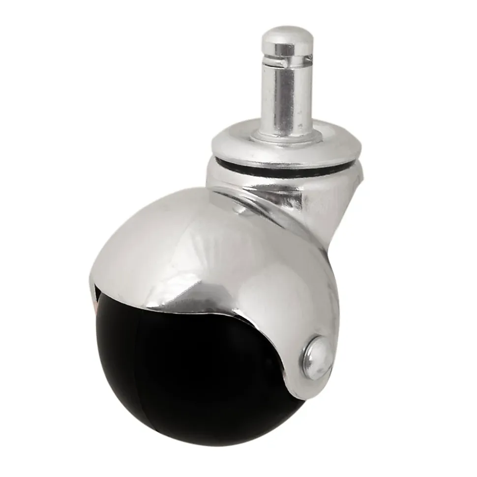 Roulette bille pivotante sans frein ø50 mm, tige, charge max 40kg