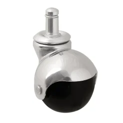 Roulette bille pivotante sans frein ø50 mm, tige, charge max 40kg