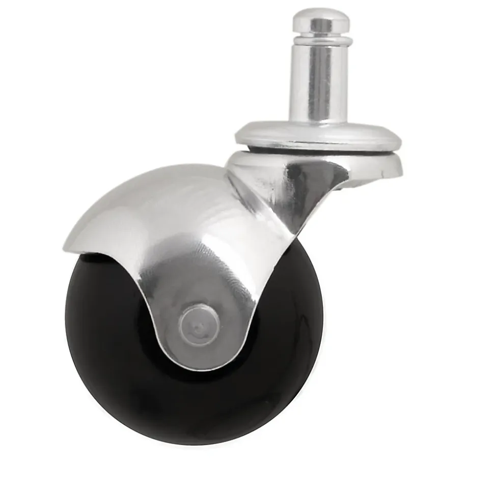 Roulette bille pivotante sans frein ø50 mm, tige, charge max 40kg