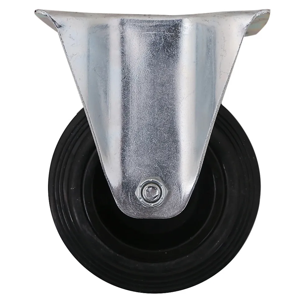 Roulette fixe ø10 cm,75 kg Caoutchouc