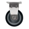 Roulette fixe grise ø7.5 cm, charge max 60 kg