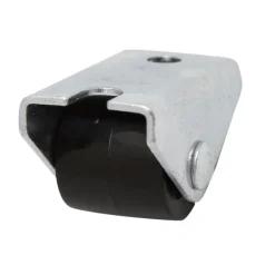 Roulette fixe noire ø1.5 cm, charge max 8 kg