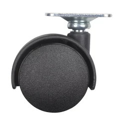 Roulette jumelée pivotante sans frein ø40 mm, plaque, charge max 30kg