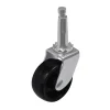 Roulette pivotante ø4.1 cm,15 kg Noir
