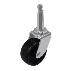 Roulette pivotante ø4.1 cm,15 kg Noir