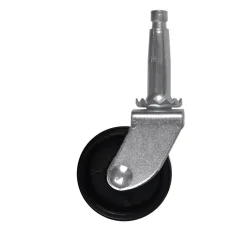 Roulette pivotante ø4.1 cm,15 kg Noir