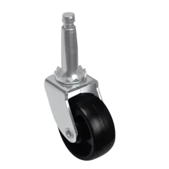 Roulette pivotante ø4.1 cm,15 kg Noir