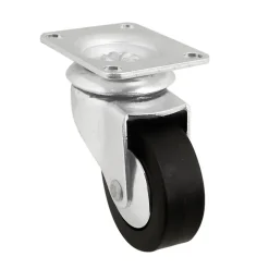 Roulette pivotante ø6.08 cm,35 kg Caoutchouc thermoplastique (TPR)
